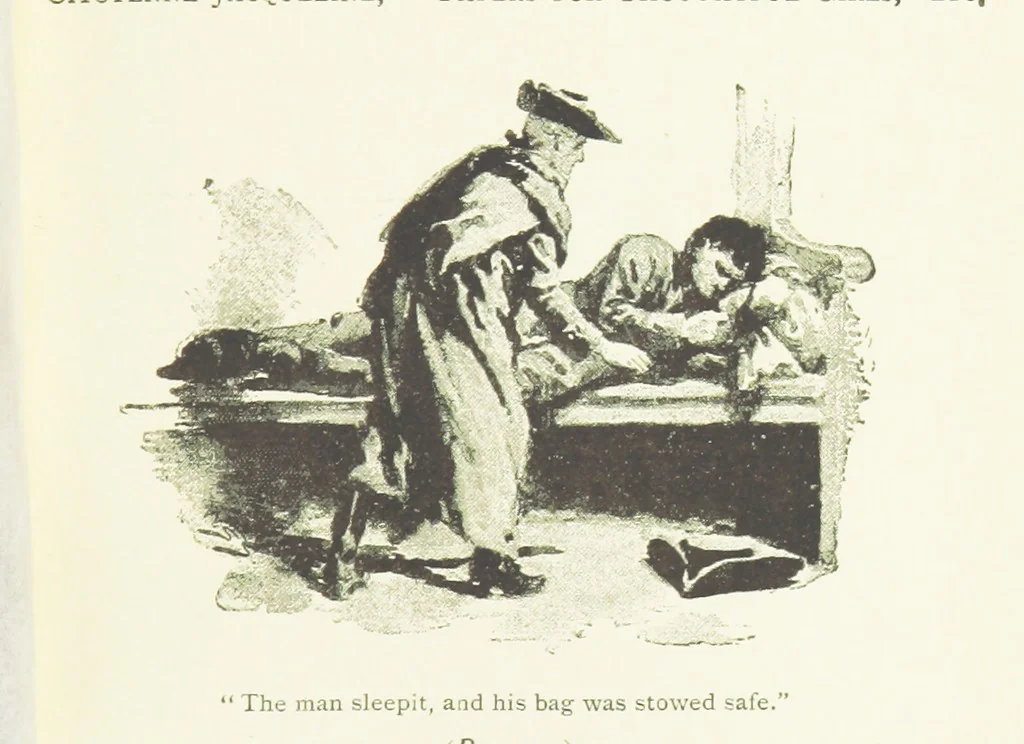 An illustration from The Diamond Rose: a life of love and duty, 1890, leaf 11