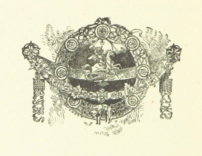 An illustration from A Hero of a Hundred Fights. [A novel, 1890, leaf 340