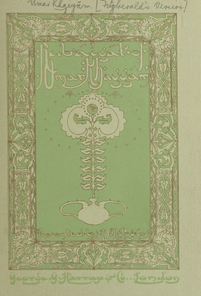 An illustration from Rubáiyát of Omar Khayyám. Presented by Willy Pogány, 1913, leaf 7