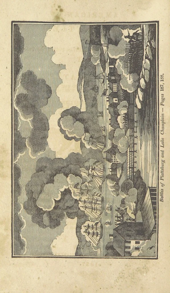 An illustration from The Naval Temple: containing a complete history of the battles fought by the Navy of the United States from ... 1794 to the present time ... [By H. Kimball.] With ... engravings, etc, 1837, leaf 6