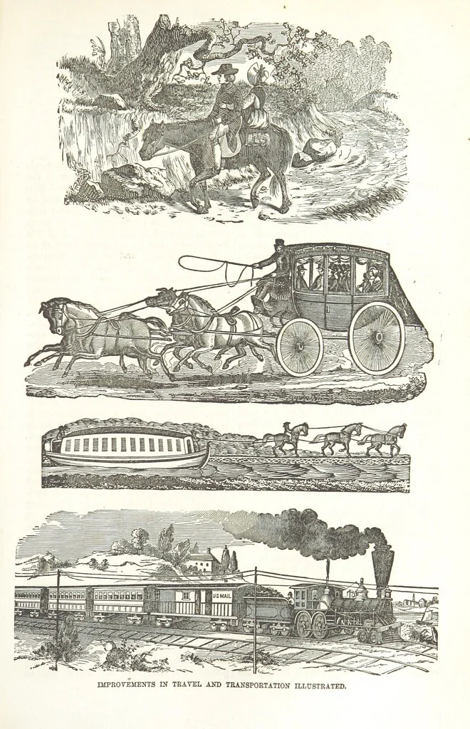 An illustration from Eighty Years' Progress of the United States: a family record of American industry, energy and enterprise ... By eminent literary men [C. L. Flint and others] ... Embellished with ... engravings, etc, 1868, leaf 199