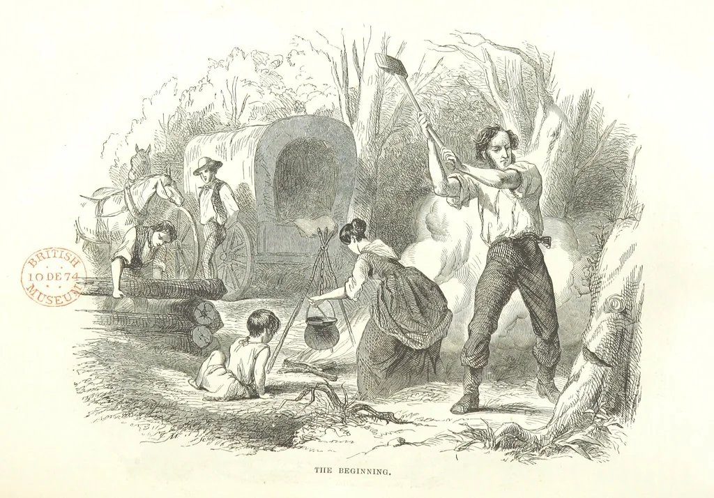 An illustration from Eighty Years' Progress of the United States: a family record of American industry, energy and enterprise ... By eminent literary men [C. L. Flint and others] ... Embellished with ... engravings, etc, 1868, leaf 31
