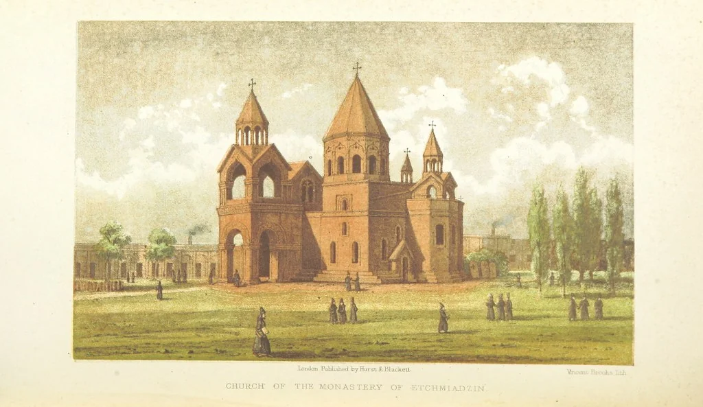 An illustration from A journey from London to Persepolis; including wanderings in Daghestan, Georgia, Armenia ... With numerous coloured illustrations, 1865, leaf 298