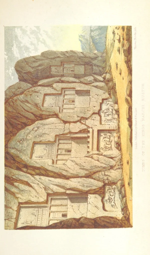 An illustration from A journey from London to Persepolis; including wanderings in Daghestan, Georgia, Armenia ... With numerous coloured illustrations, 1865, leaf 603