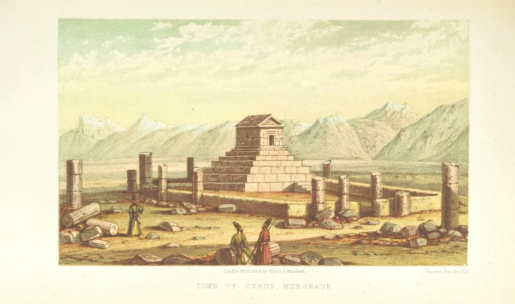 An illustration from A journey from London to Persepolis; including wanderings in Daghestan, Georgia, Armenia ... With numerous coloured illustrations, 1865, leaf 621