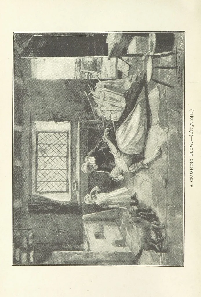An illustration from Bond Slaves. The story of a struggle, 1893, leaf 6