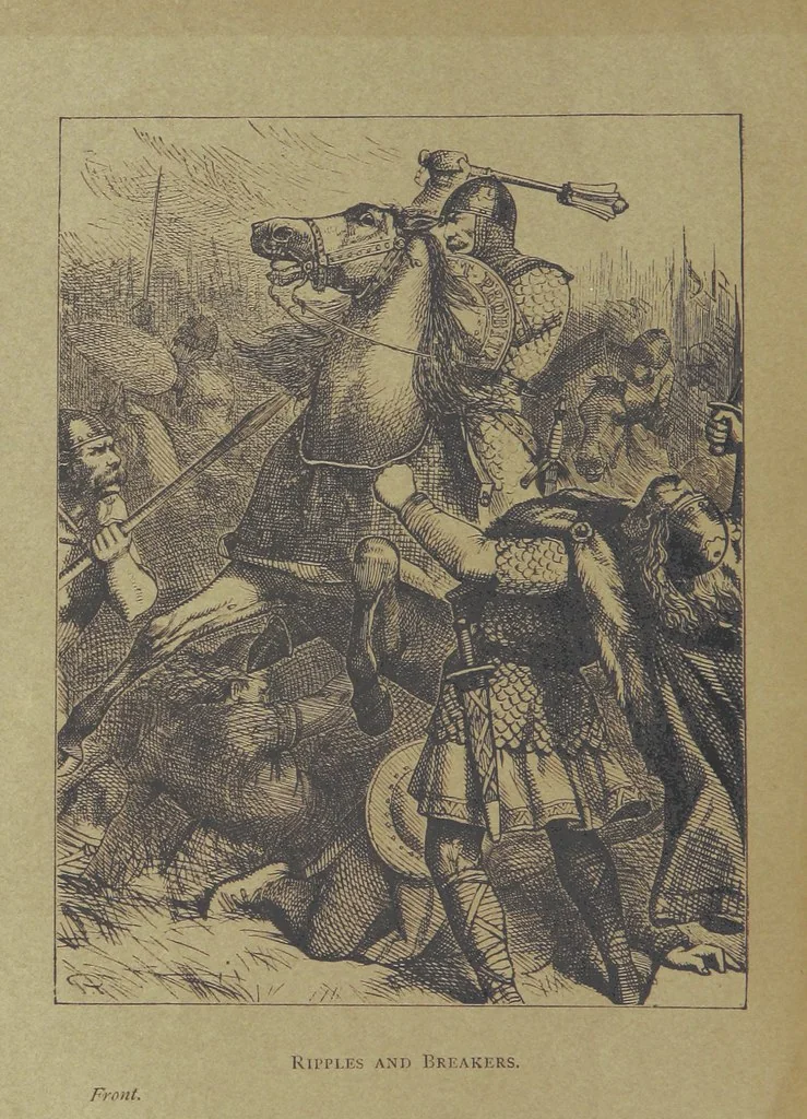 An illustration from Ripples and Breakers. A volume of verse ... Illustrated, etc, 1878, leaf 8