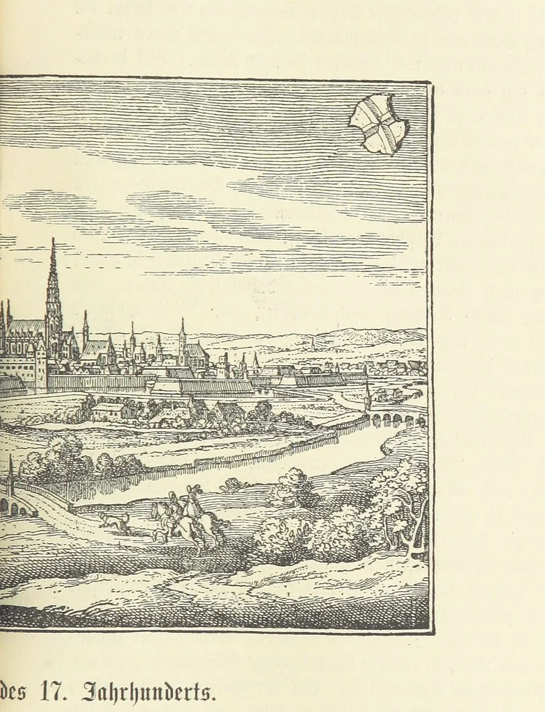 An illustration from Oesterreichische Geschichte für das Volk. (Herausgegeben vom Vereine zur Verbreitung von Druckschriften für Volksbildung.), 1865, leaf 121