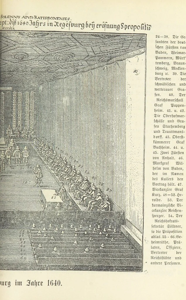 An illustration from Oesterreichische Geschichte für das Volk. (Herausgegeben vom Vereine zur Verbreitung von Druckschriften für Volksbildung.), 1865, leaf 735