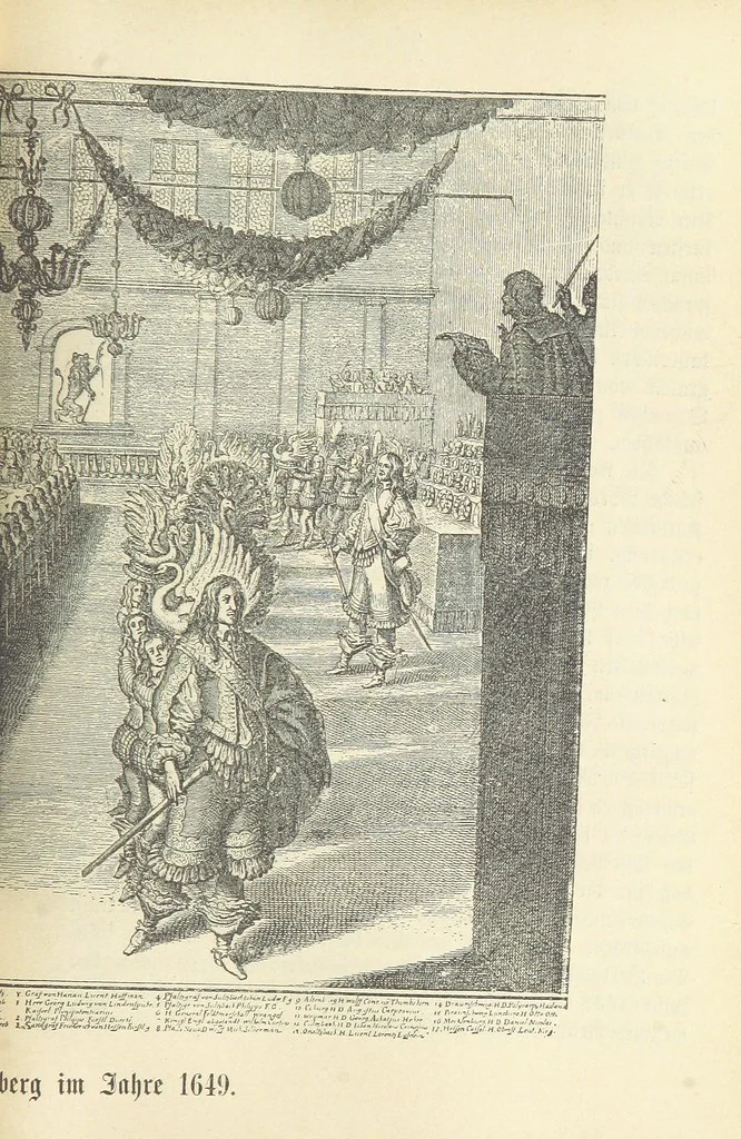 An illustration from Oesterreichische Geschichte für das Volk. (Herausgegeben vom Vereine zur Verbreitung von Druckschriften für Volksbildung.), 1865, leaf 817