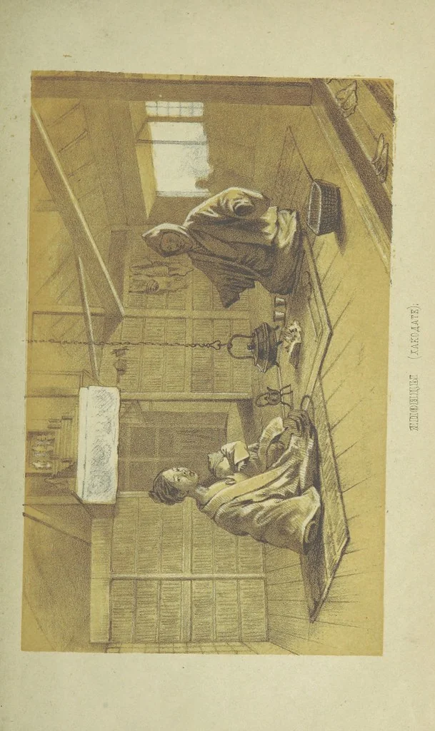 An illustration from Очерки перомъ и карандащемъ изъ кругосвѣтнаго плаванія въ 1857, 1858, 1859 и 1860 годахъ ... Изданіе второе, исправленное. Съ ... рисункамн, 1867, leaf 335