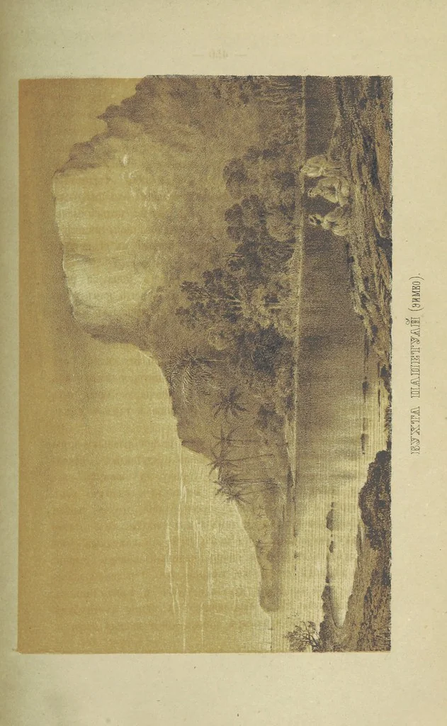 An illustration from Очерки перомъ и карандащемъ изъ кругосвѣтнаго плаванія въ 1857, 1858, 1859 и 1860 годахъ ... Изданіе второе, исправленное. Съ ... рисункамн, 1867, leaf 501