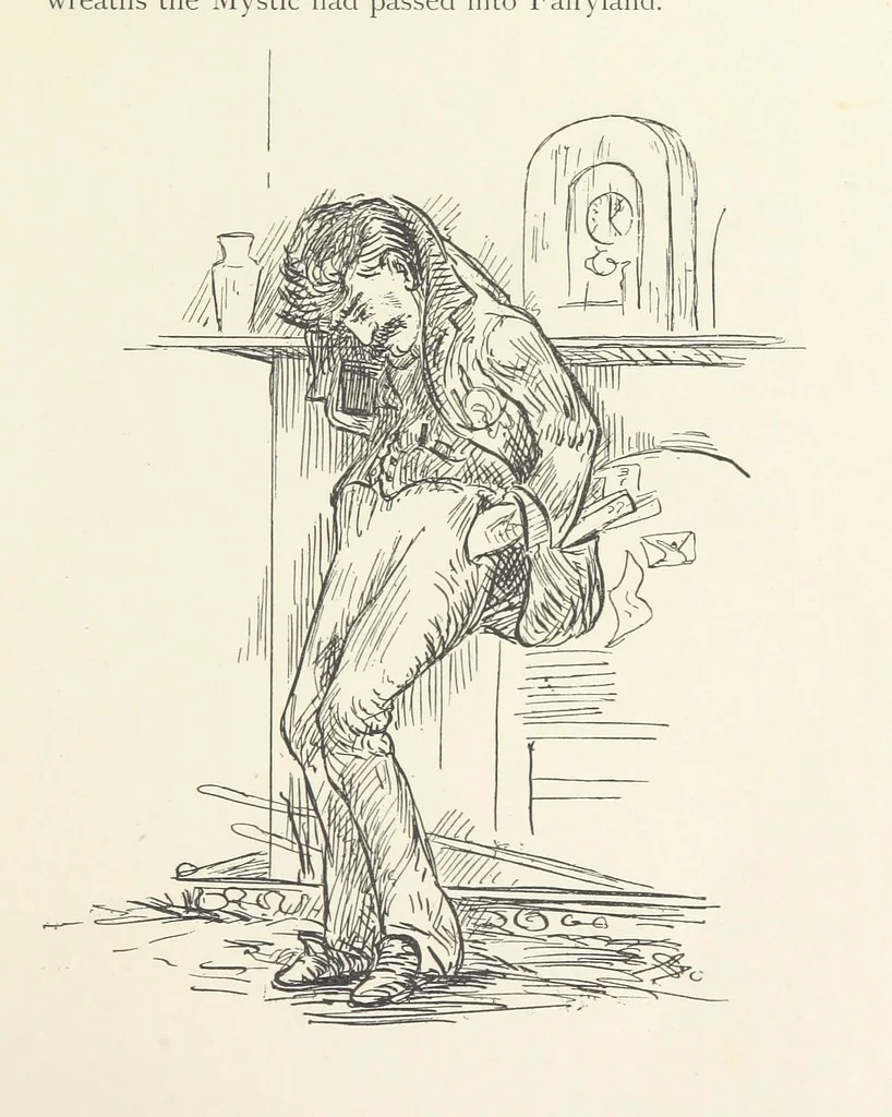 An illustration from Belle and the Dragon. An elfin comedy, 1894, leaf 101