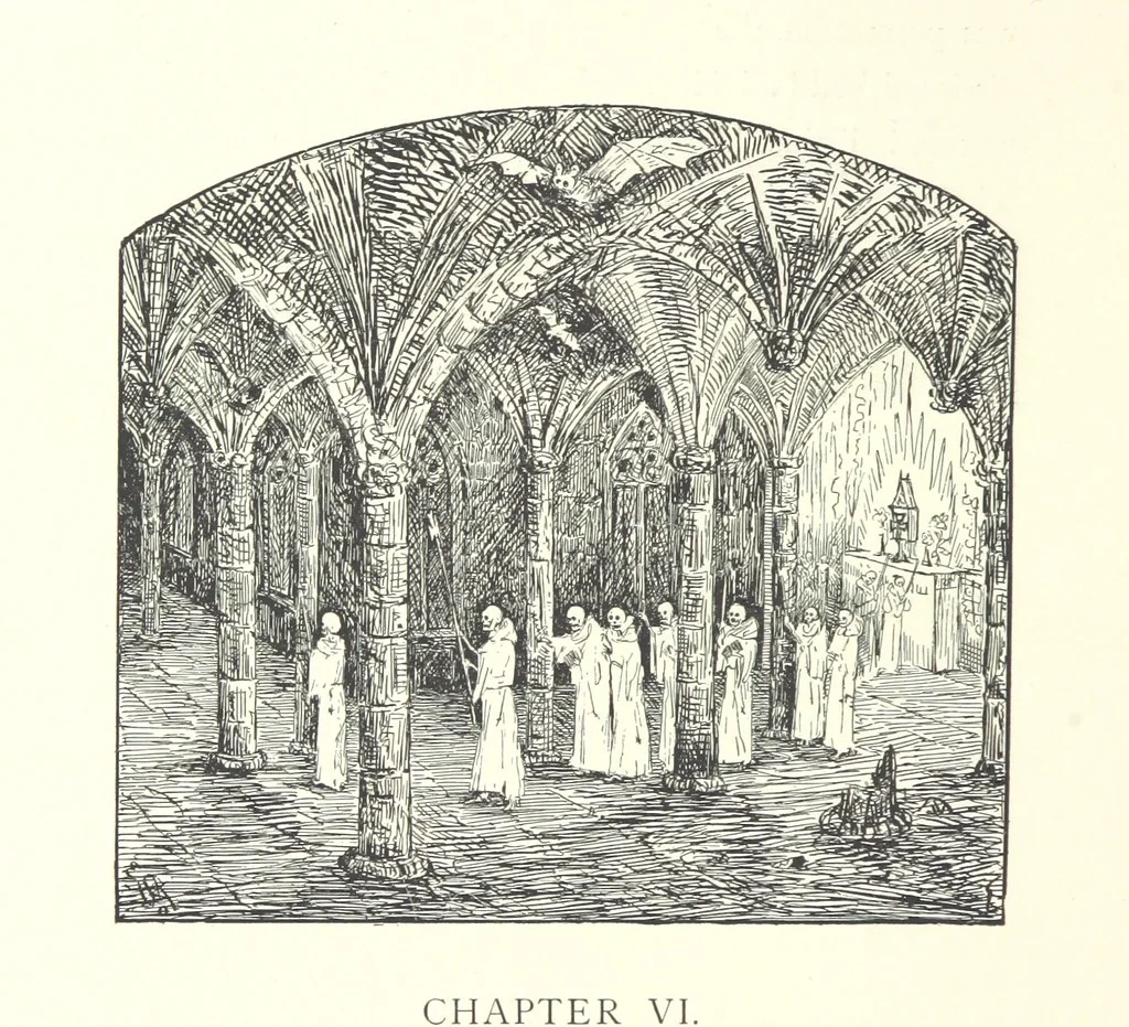 An illustration from Belle and the Dragon. An elfin comedy, 1894, leaf 102