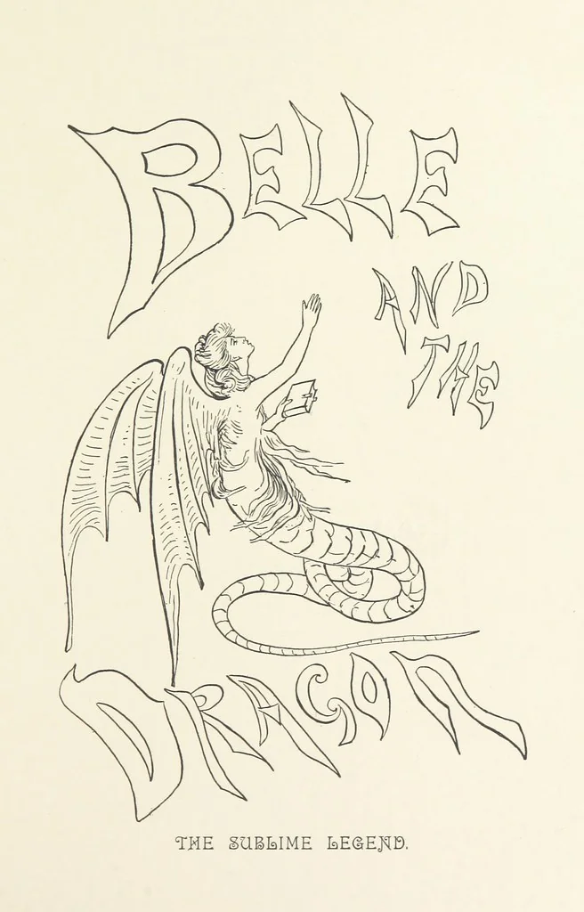 An illustration from Belle and the Dragon. An elfin comedy, 1894, leaf 123