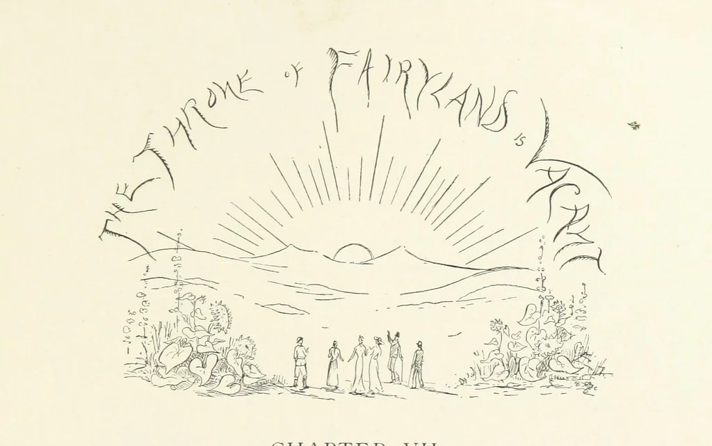 An illustration from Belle and the Dragon. An elfin comedy, 1894, leaf 125