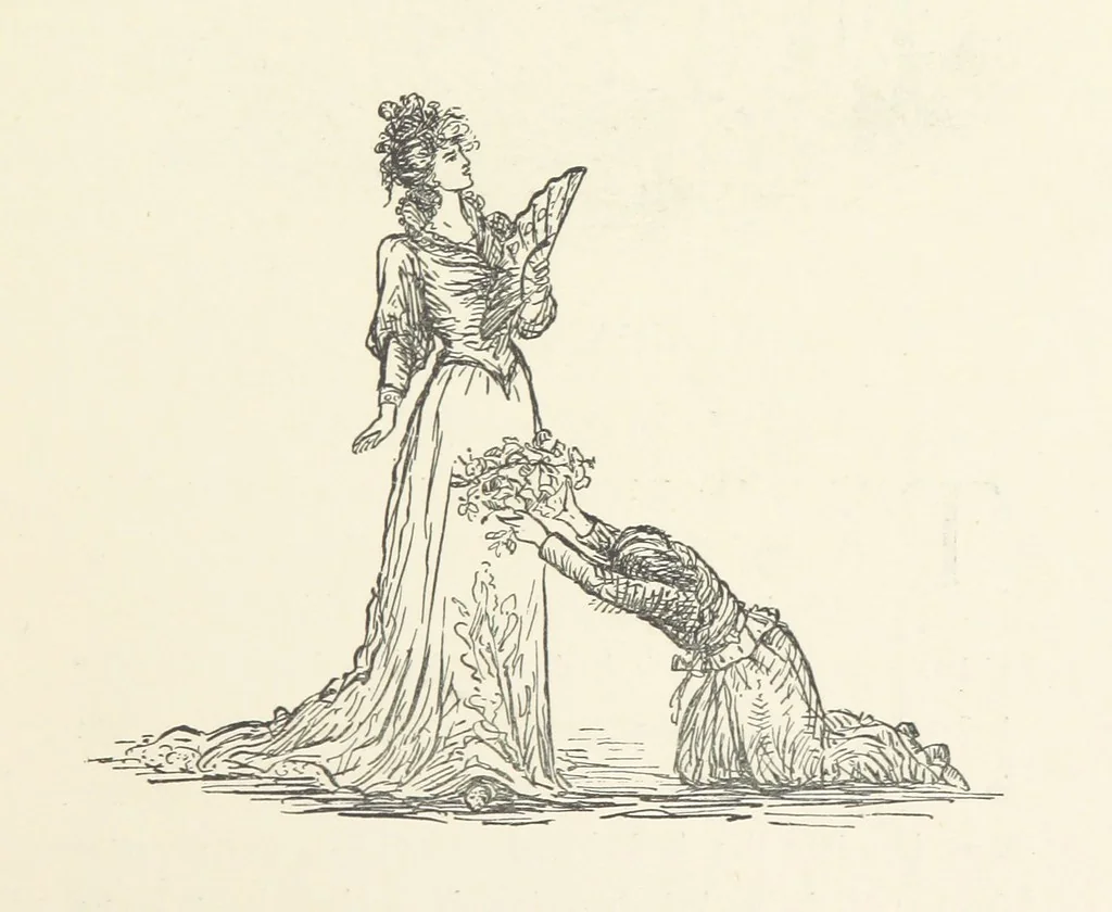 An illustration from Belle and the Dragon. An elfin comedy, 1894, leaf 171