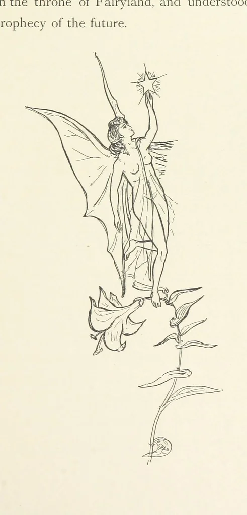 An illustration from Belle and the Dragon. An elfin comedy, 1894, leaf 177