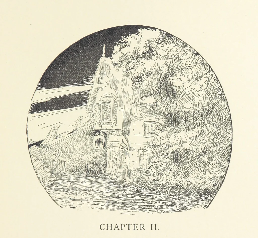 An illustration from Belle and the Dragon. An elfin comedy, 1894, leaf 27