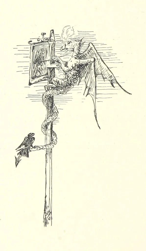 An illustration from Belle and the Dragon. An elfin comedy, 1894, leaf 42