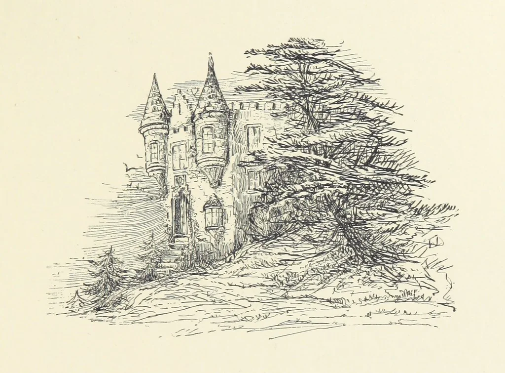 An illustration from Belle and the Dragon. An elfin comedy, 1894, leaf 43