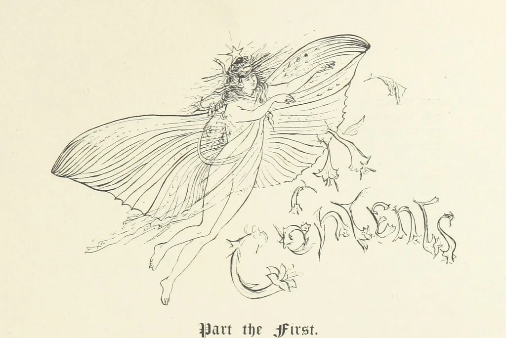 An illustration from Belle and the Dragon. An elfin comedy, 1894, leaf 9