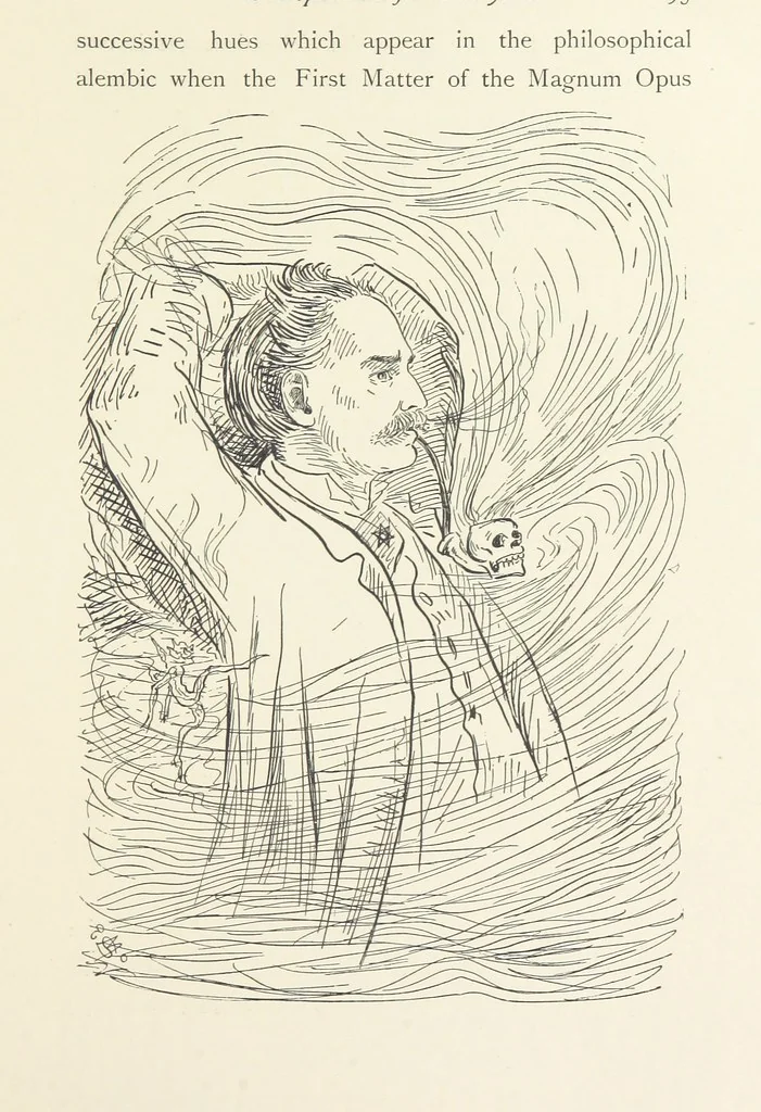 An illustration from Belle and the Dragon. An elfin comedy, 1894, leaf 99