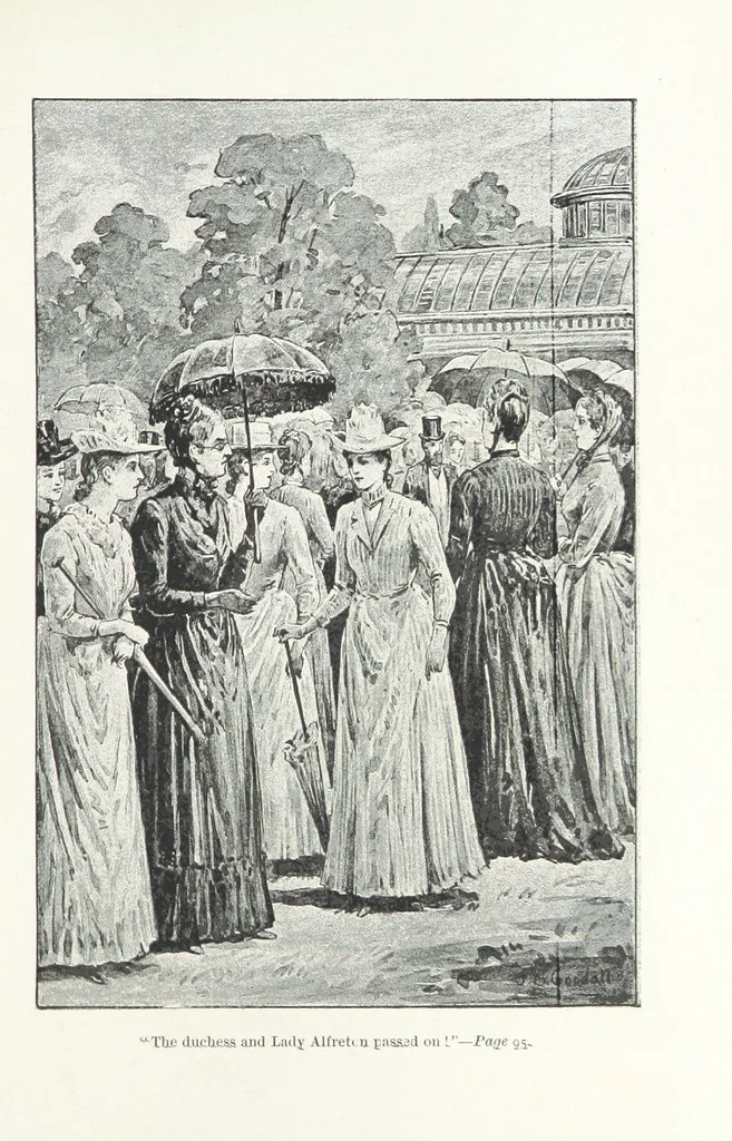 An illustration from A Sage of Sixteen, etc, 1889, leaf 111