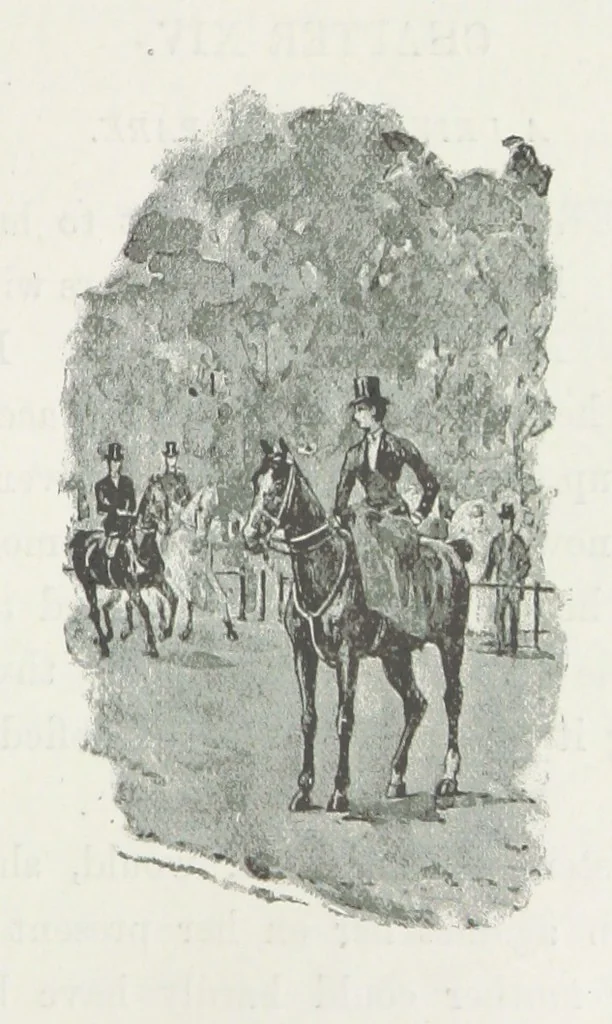 An illustration from A Sage of Sixteen, etc, 1889, leaf 183