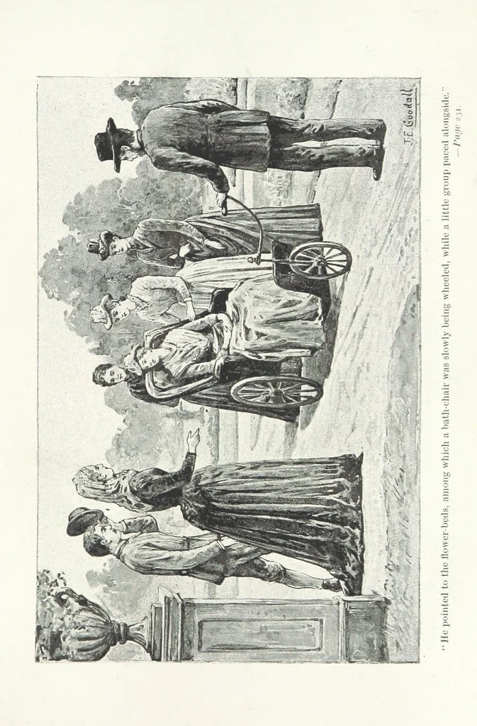 An illustration from A Sage of Sixteen, etc, 1889, leaf 259