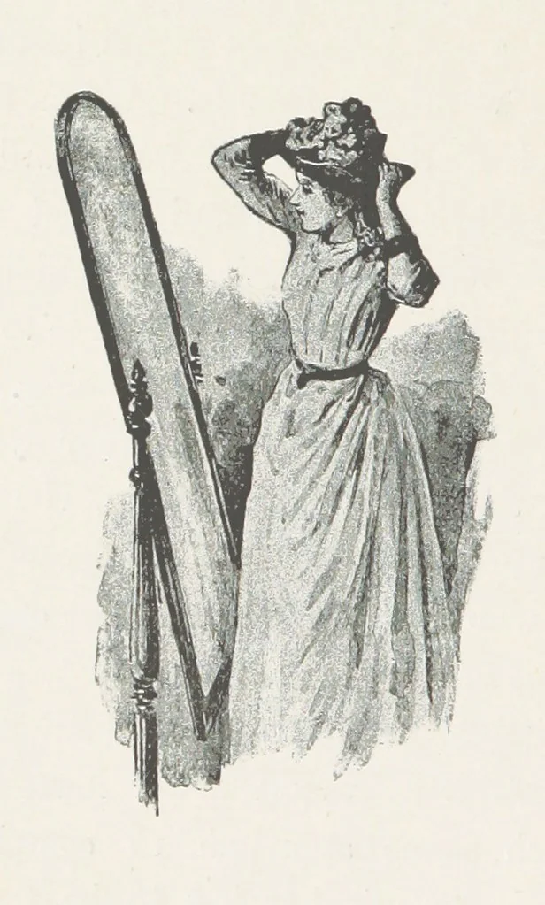 An illustration from A Sage of Sixteen, etc, 1889, leaf 26