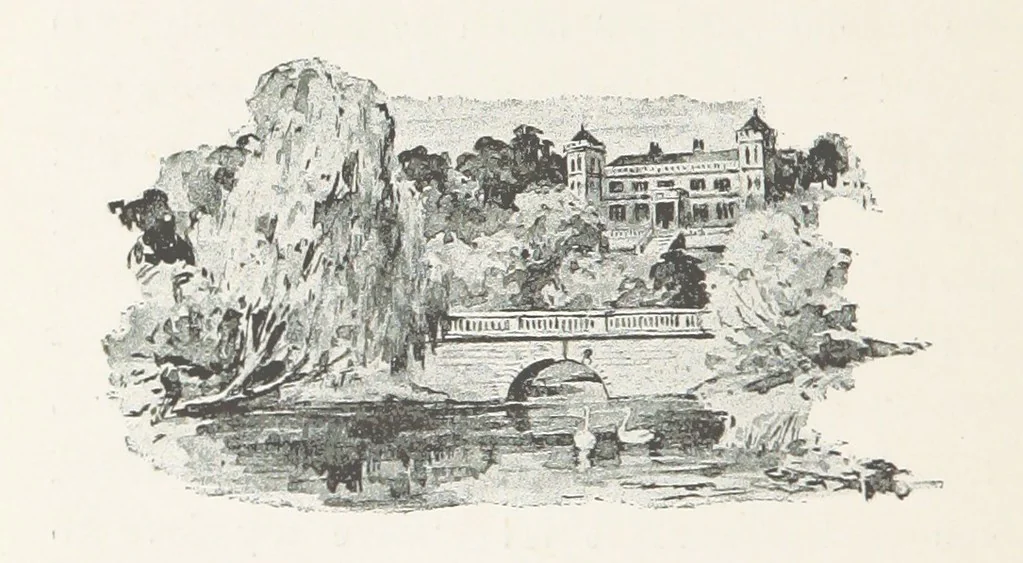 An illustration from A Sage of Sixteen, etc, 1889, leaf 296