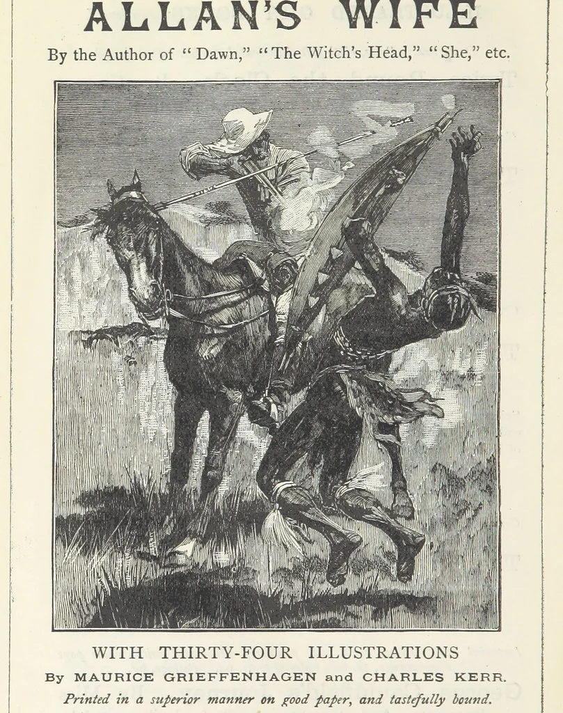 An illustration from A Sage of Sixteen, etc, 1889, leaf 348