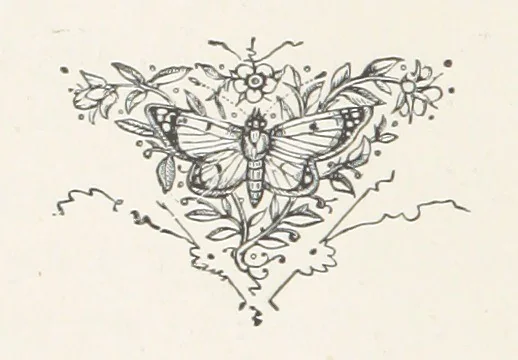 An illustration from A Sage of Sixteen, etc, 1889, leaf 50