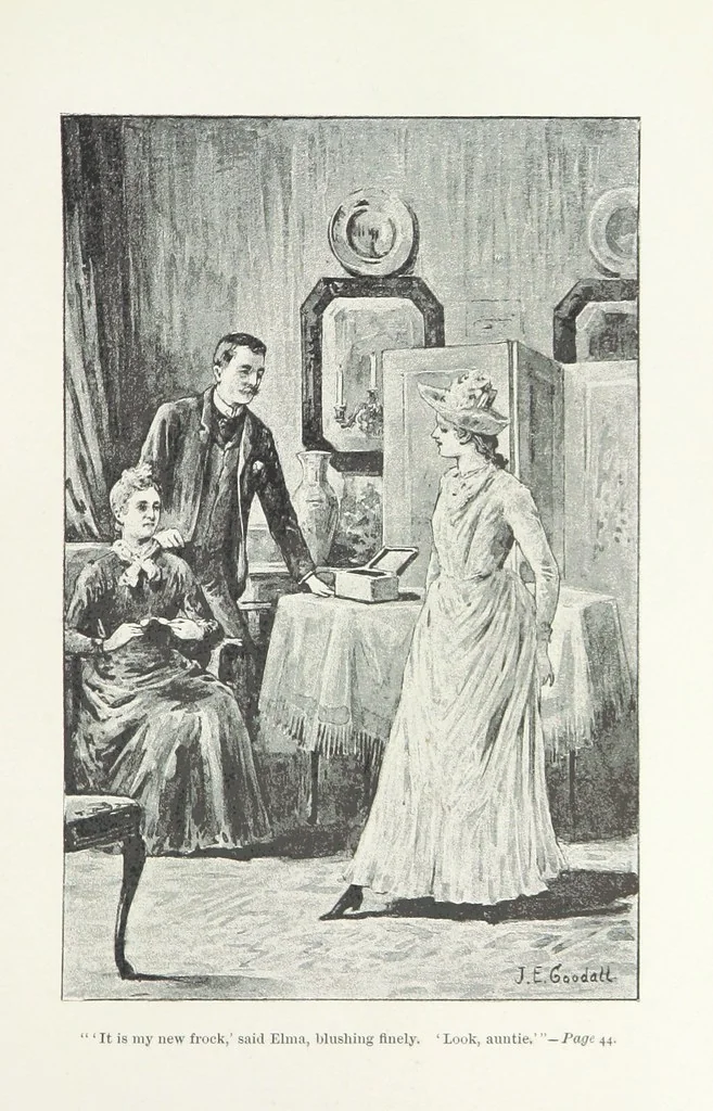 An illustration from A Sage of Sixteen, etc, 1889, leaf 53