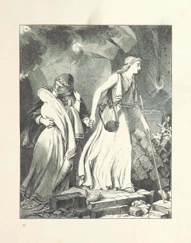 An illustration from Pictures from English Literature ... With twenty illustrations, by J. C. Horsley, E. M. Ward, W. F. Yeames, etc, 1870, leaf 177