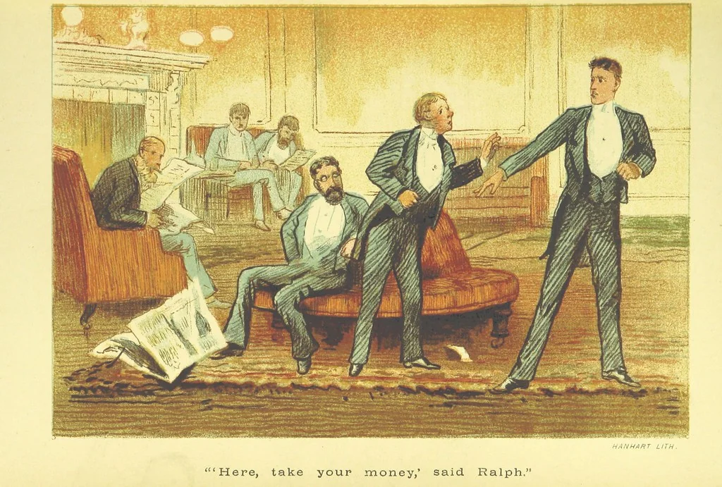 An illustration from Fair Diana. By “Wanderer” ... With illustrations by G. Bowers. [A novel, 1884, leaf 119