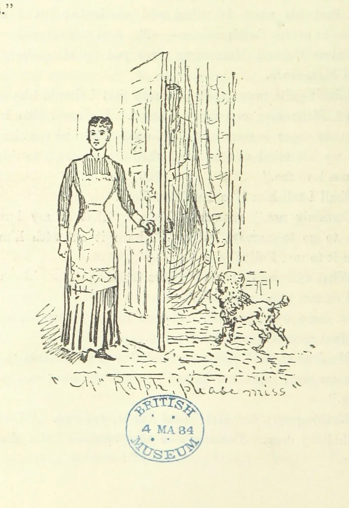 An illustration from Fair Diana. By “Wanderer” ... With illustrations by G. Bowers. [A novel, 1884, leaf 156