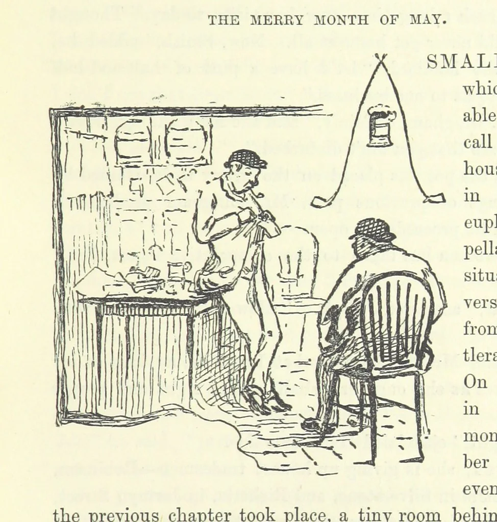 An illustration from Fair Diana. By “Wanderer” ... With illustrations by G. Bowers. [A novel, 1884, leaf 157