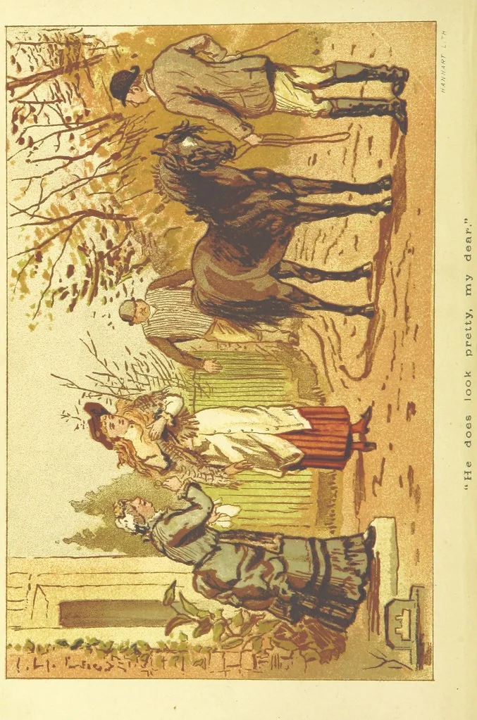 An illustration from Fair Diana. By “Wanderer” ... With illustrations by G. Bowers. [A novel, 1884, leaf 164