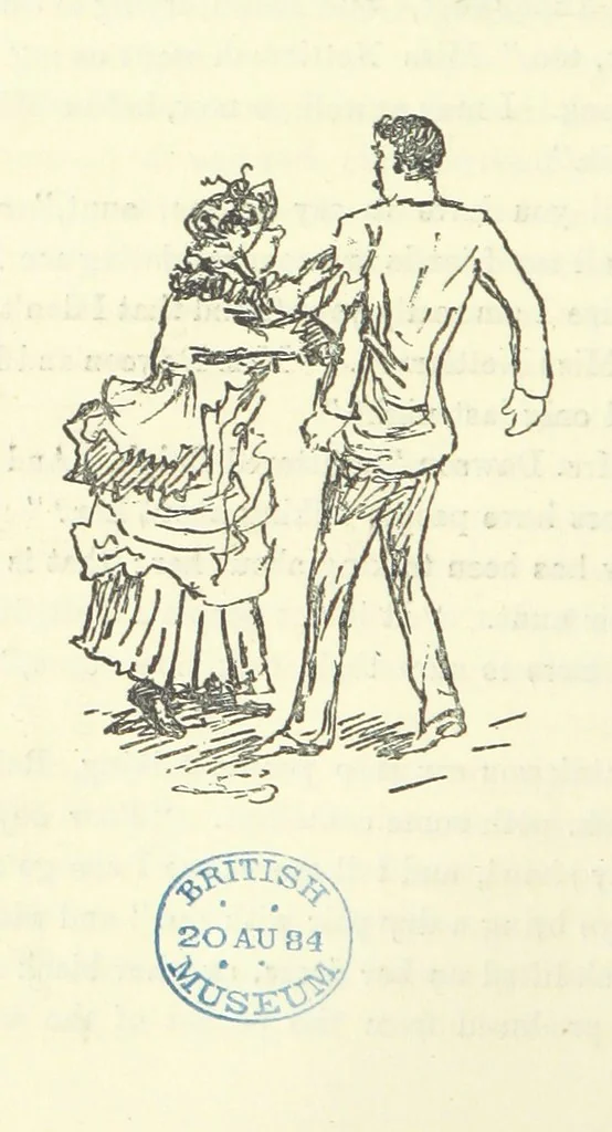 An illustration from Fair Diana. By “Wanderer” ... With illustrations by G. Bowers. [A novel, 1884, leaf 192