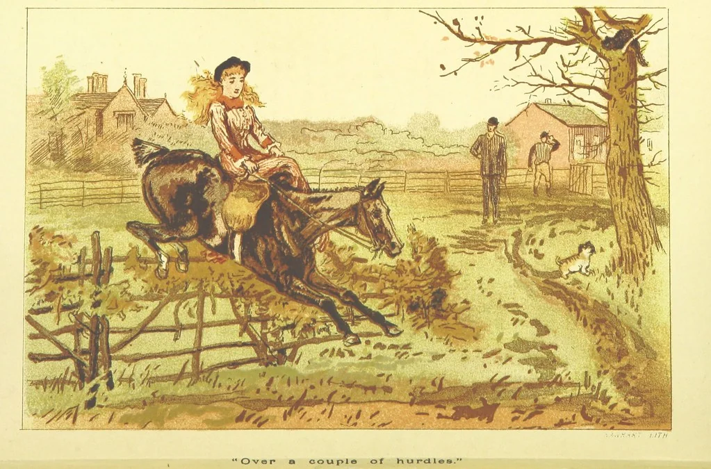 An illustration from Fair Diana. By “Wanderer” ... With illustrations by G. Bowers. [A novel, 1884, leaf 196