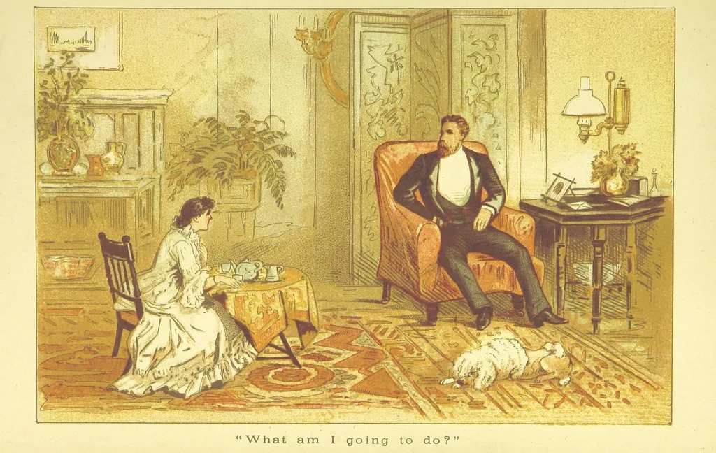 An illustration from Fair Diana. By “Wanderer” ... With illustrations by G. Bowers. [A novel, 1884, leaf 319