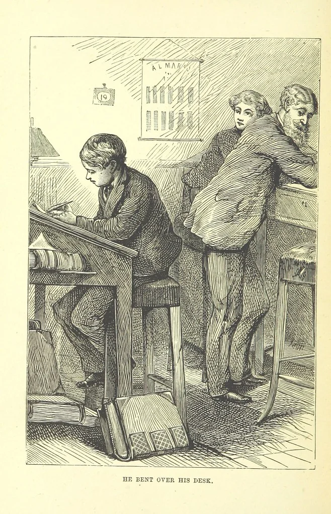 An illustration from Arthur's Victory, 1873, leaf 114