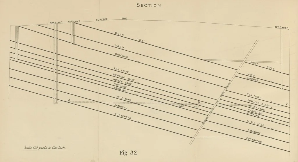 An illustration from A Comprehensive Reference Book on Practical Coal Mining ... Fourth edition, 1891, leaf 141