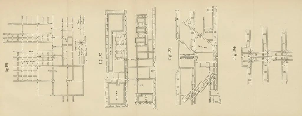 An illustration from A Comprehensive Reference Book on Practical Coal Mining ... Fourth edition, 1891, leaf 323