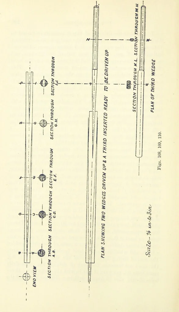 An illustration from A Comprehensive Reference Book on Practical Coal Mining ... Fourth edition, 1891, leaf 334
