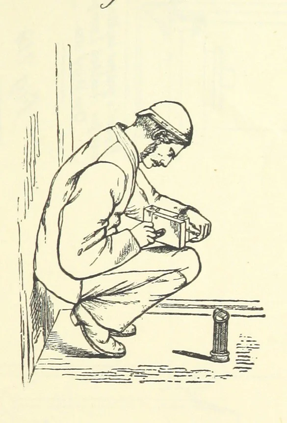 An illustration from A Comprehensive Reference Book on Practical Coal Mining ... Fourth edition, 1891, leaf 421