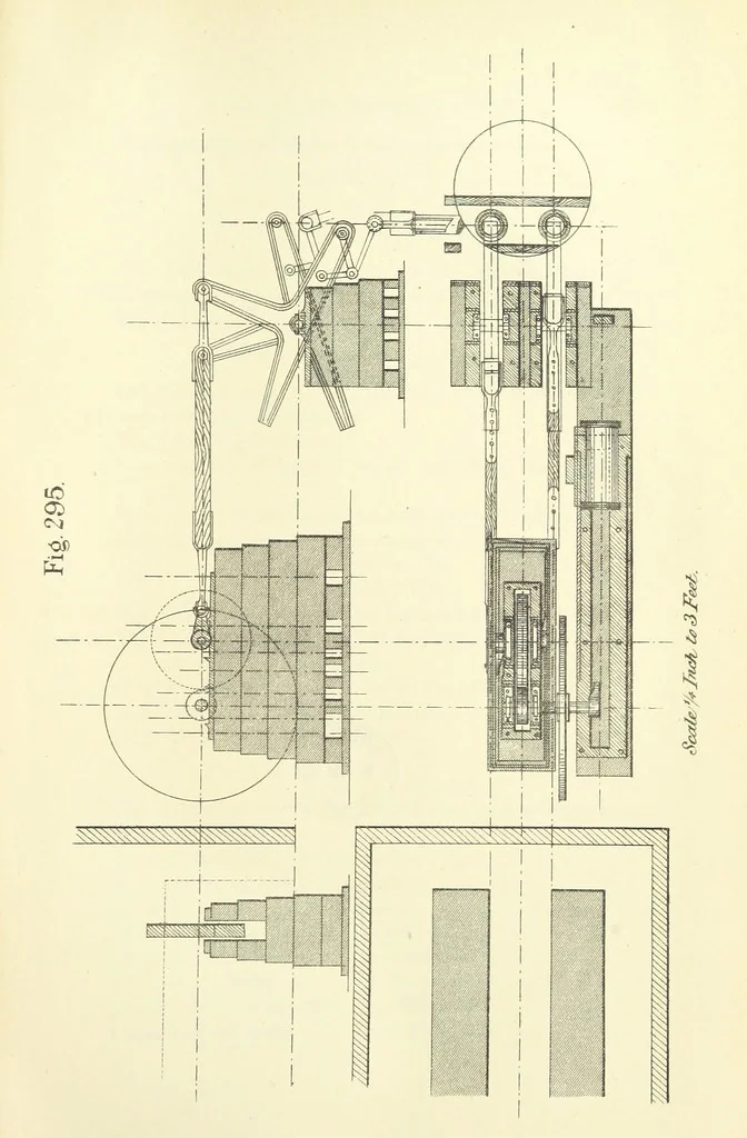 An illustration from A Comprehensive Reference Book on Practical Coal Mining ... Fourth edition, 1891, leaf 527