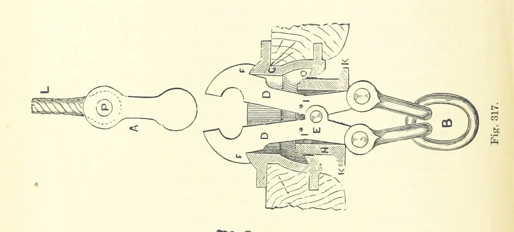 An illustration from A Comprehensive Reference Book on Practical Coal Mining ... Fourth edition, 1891, leaf 550